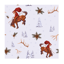 Load image into Gallery viewer, Cowboy Winter Wonderland Gift Wrapping Paper
