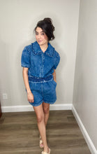Load image into Gallery viewer, Torrie Denim Romper
