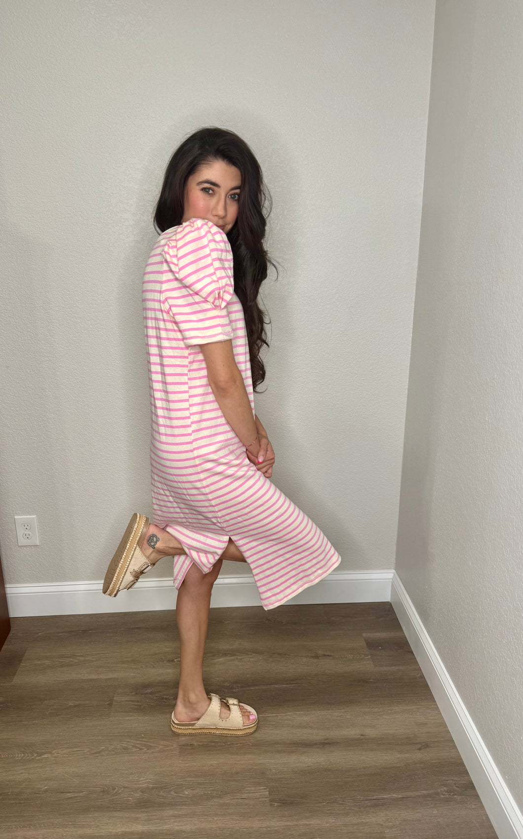 Morgan Dress- Pink