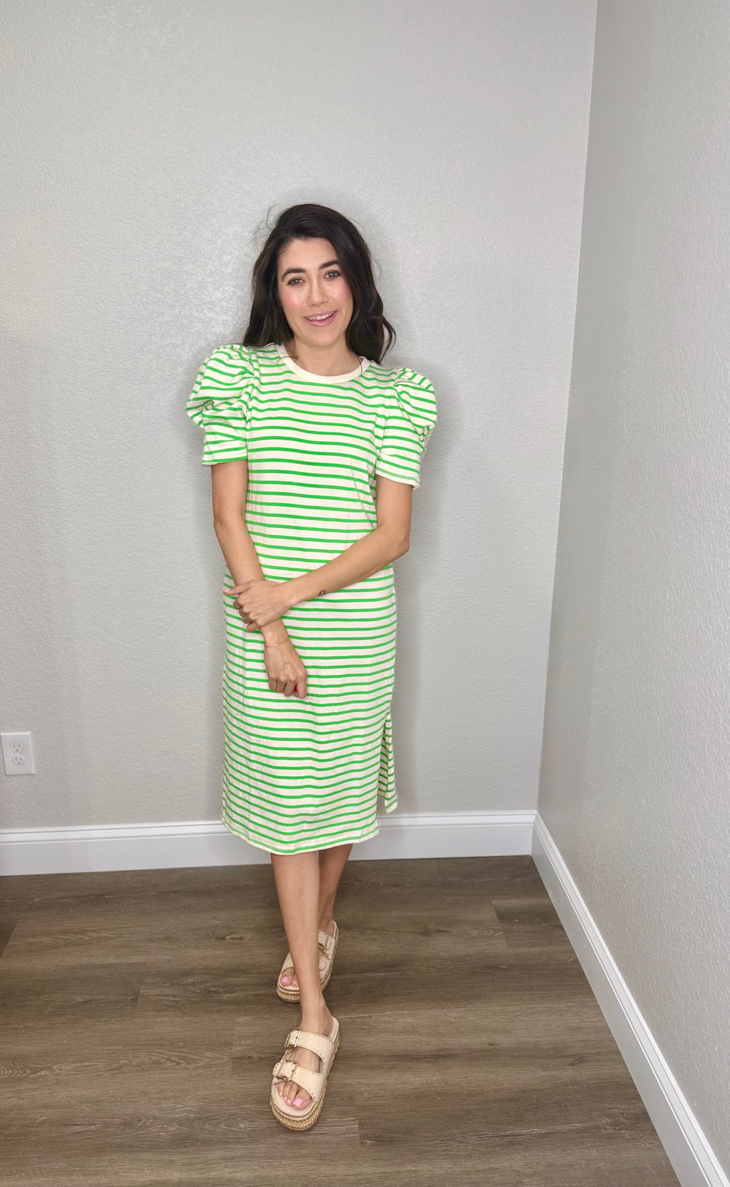 Morgan Dress- Green