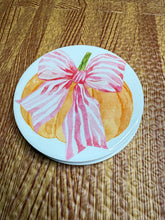 Load image into Gallery viewer, Pumpkin Bow Coaster
