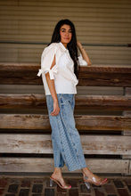 Load image into Gallery viewer, Harlow Checker Barrel Jeans
