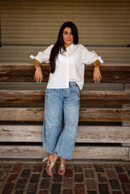 Load image into Gallery viewer, Harlow Checker Barrel Jeans

