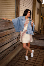 Load image into Gallery viewer, Sloan Denim Poncho Jacket
