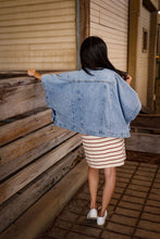 Load image into Gallery viewer, Sloan Denim Poncho Jacket
