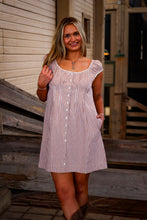 Load image into Gallery viewer, Ruthie Gingham Mini Dress
