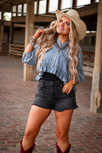 Load image into Gallery viewer, Lynn Denim Blouse
