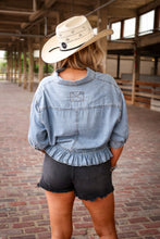 Load image into Gallery viewer, Lynn Denim Blouse
