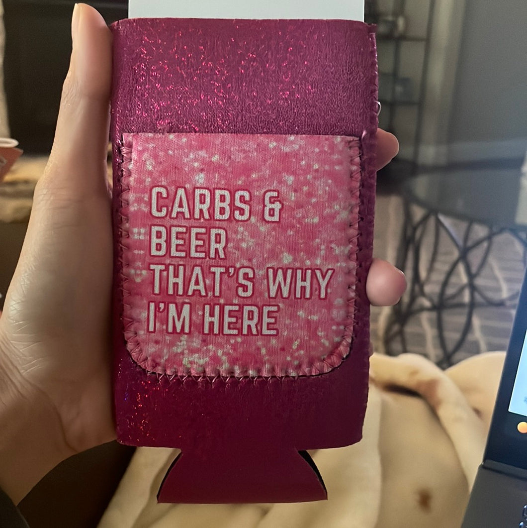 Carbs & Beer Koozie